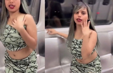 Delhi Metro में फिर अश्लील डांस Reel के लिए नाचती लड़की का VIDEO VIRAL